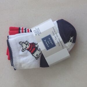 NWT Janie and Jack Sock Set Size 0-3 Months